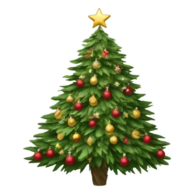 bordeaux christmas tree sticker