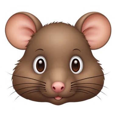 Rat with long eyelashes  sticker
