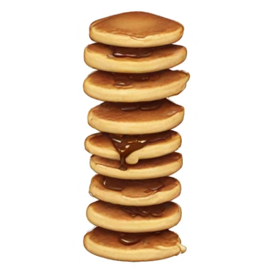 Pancake with Nutella sticker