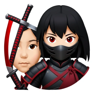 Shadow Samurai sticker