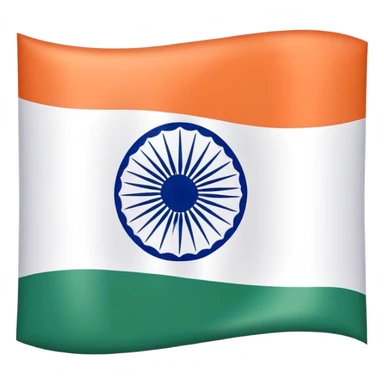 make a square emoji of the Indian flag - make it exactly like the indian flag  sticker