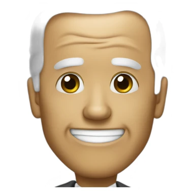 poo emoji looks like Joe Biden sticker