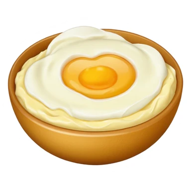 mashed egg sticker