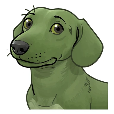 Dashund sticker