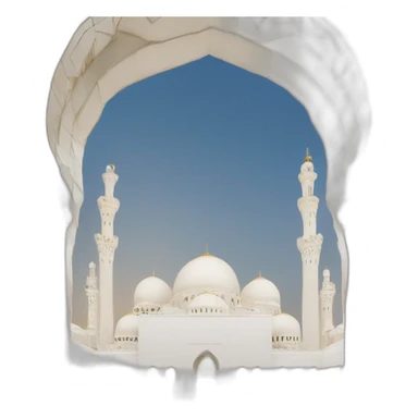 the grand mosque of ali sticker
