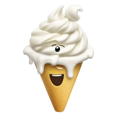 Frozen yoghurt sticker