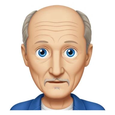 Robert Englund with blue eyes sticker