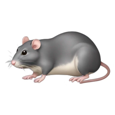 rat d'égout sticker