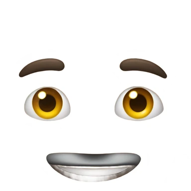 Big face Hispanic with dent in chin smiling sticker