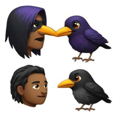 Raven and Robin sticker