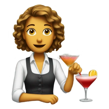 Bartending sticker