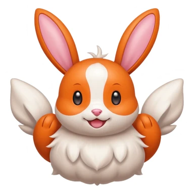 Plusle-Bunnelby-fusion sticker