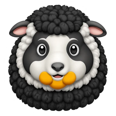 oveja negra emoji sticker