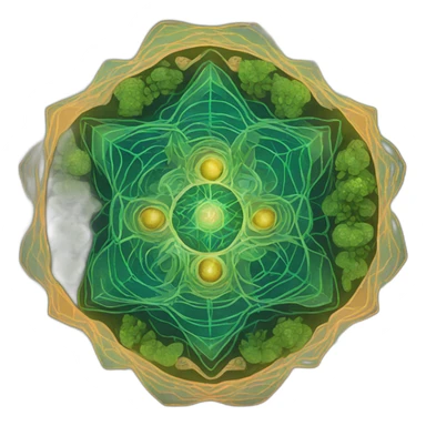 Sacred geometry ayahuasca sticker