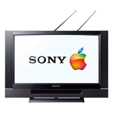Sony TV with BRAVIA logo sticker