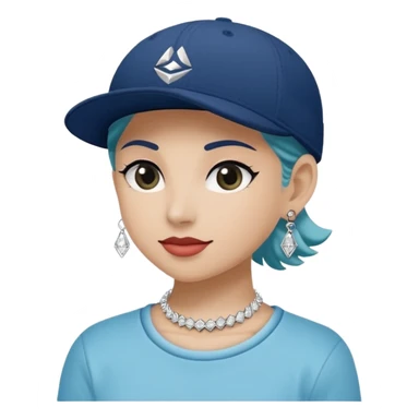 🥷🏻 crea un emojin de como el que está ay pero con gorra marca adida y un collar de diamantes ponle tatuaje en la cara y en la boca ponle brazos qué sea onbre y que se parezca ah este emojin🥷🏻🥷🏻🥷🏻 sticker