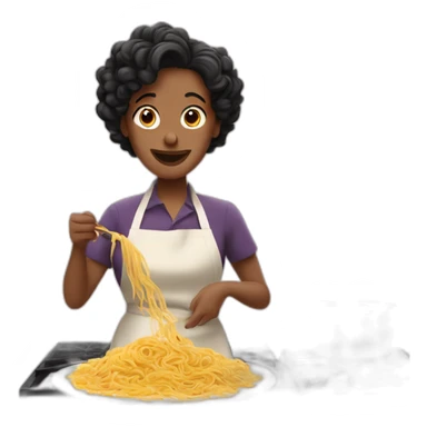 Fleabag cooking pasta sticker