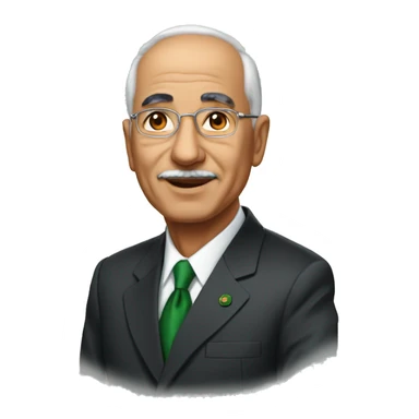 tebboune president algeria sticker