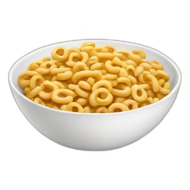 bowl of cheerios sticker