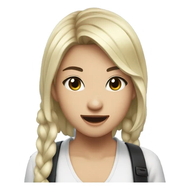 The virtual singer Rui from project sekai sticker