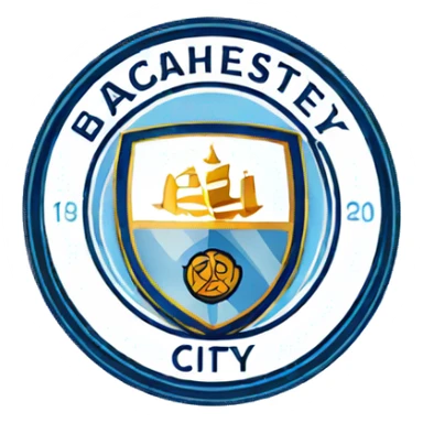 Man City logo sticker