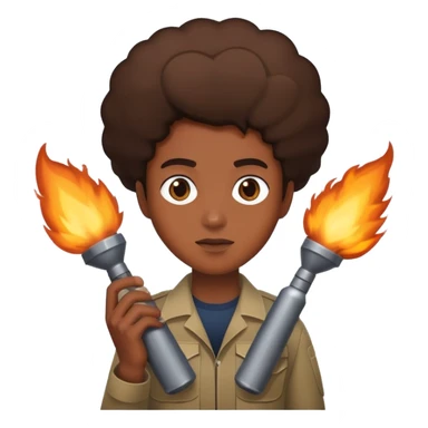 muslim holding explosive sticker