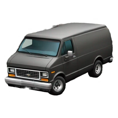 Premium 1985 Dark Trooper Chevy Astro delivery van  sticker
