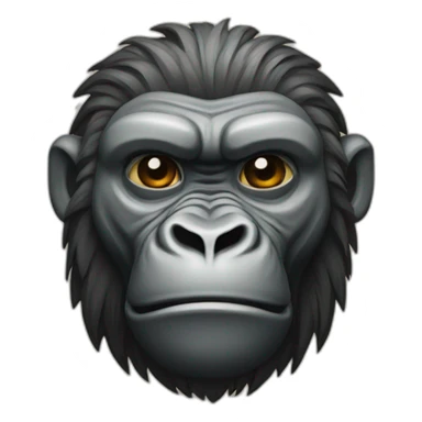mayan gorilla hieroglyph sticker