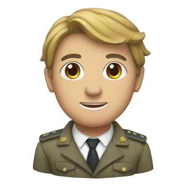 Un bien con fondo azul sticker