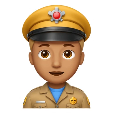 A 3D emoji with a Memoji style that the depicts a person who is learning to become a mechanic as his highchool extended profile sticker