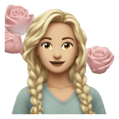 A beautiful becky off flowers ￼ sticker