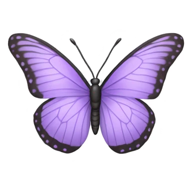 Pastel purple butterfly  sticker