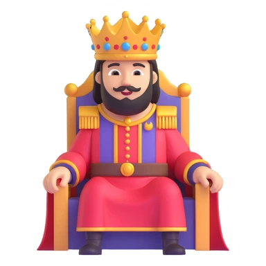 The sinister king sticker