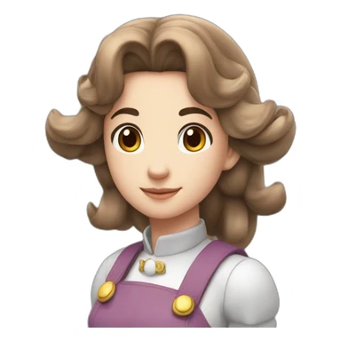 Waifu qui boit mario sticker