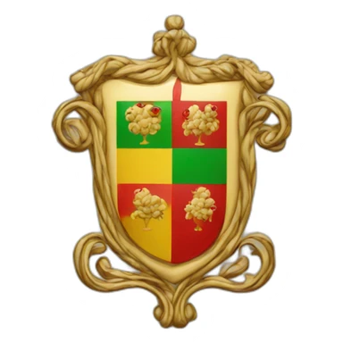 An Italian cake Coat of arms sticker