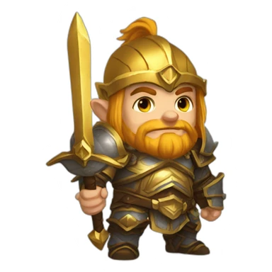 dwarf paladin wow gold sticker