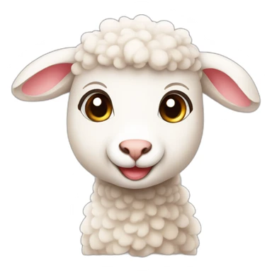cute lamb sticker