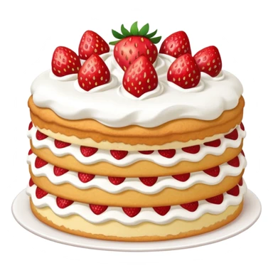 Strawberry shortcake cake  sticker