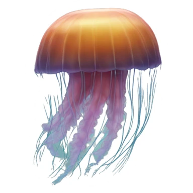 lion's mane jellyfish sticker