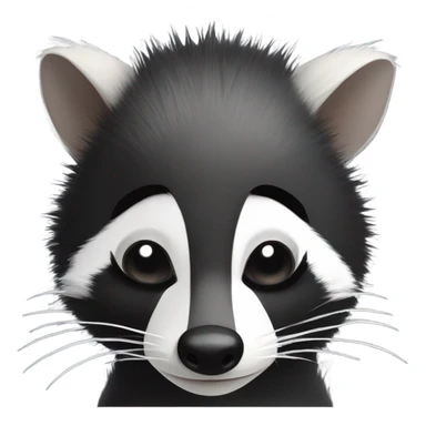 Raccoon opossum and skunk sitting together sticker