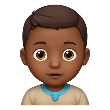 brown baby boy from guatemala sticker