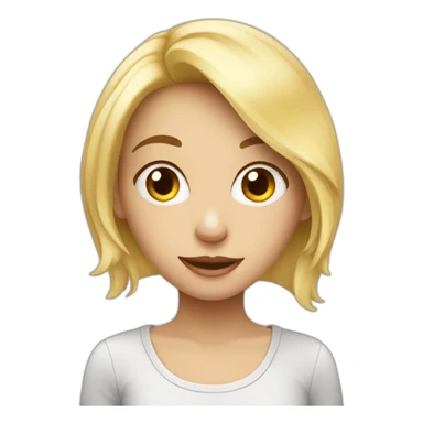 Adolescent blond avec des lunnettes sticker