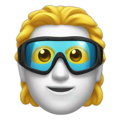 swimming googles sticker