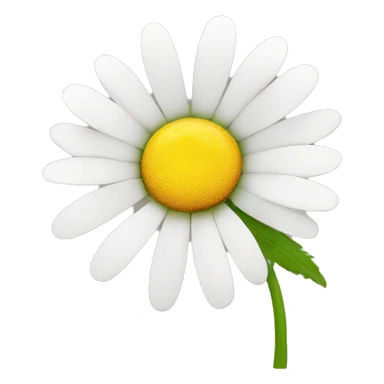Daisy flower sticker