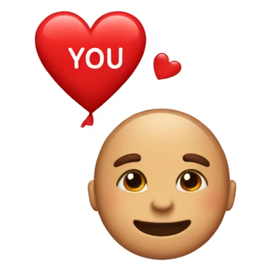 I love you sticker
