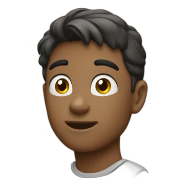 A Boy Thinking His Dream sticker