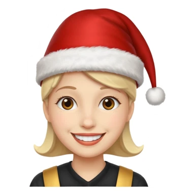 New Year's hat sticker