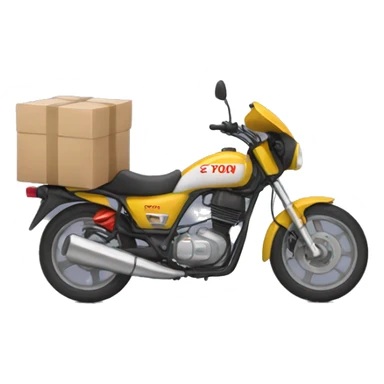 Moto delivery sticker