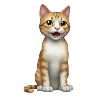 Cat who slap will smith sticker