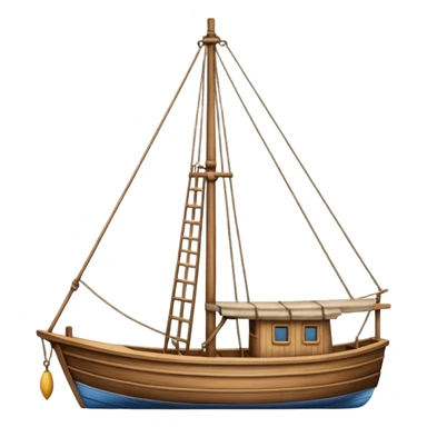 the mast of a boat sticker